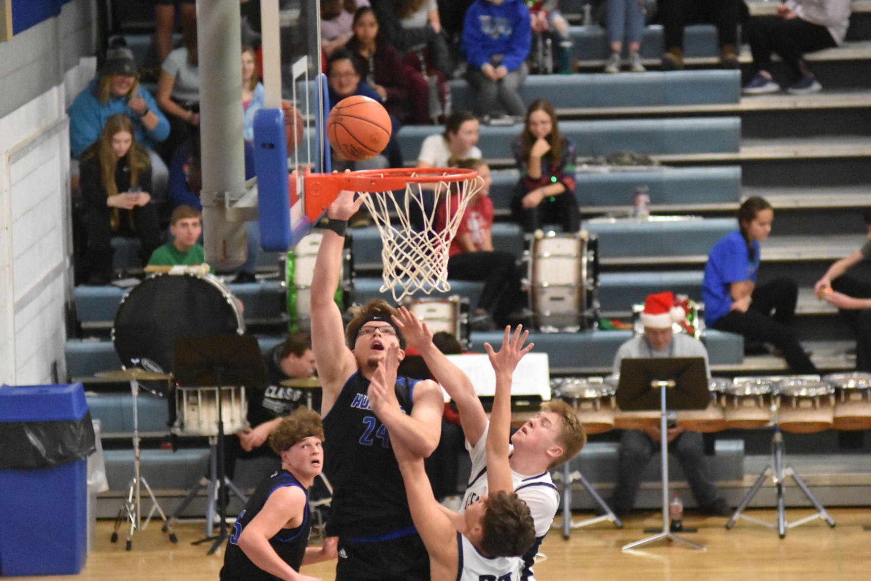(Owatonna Boys Basketball) Evan Dushek floater